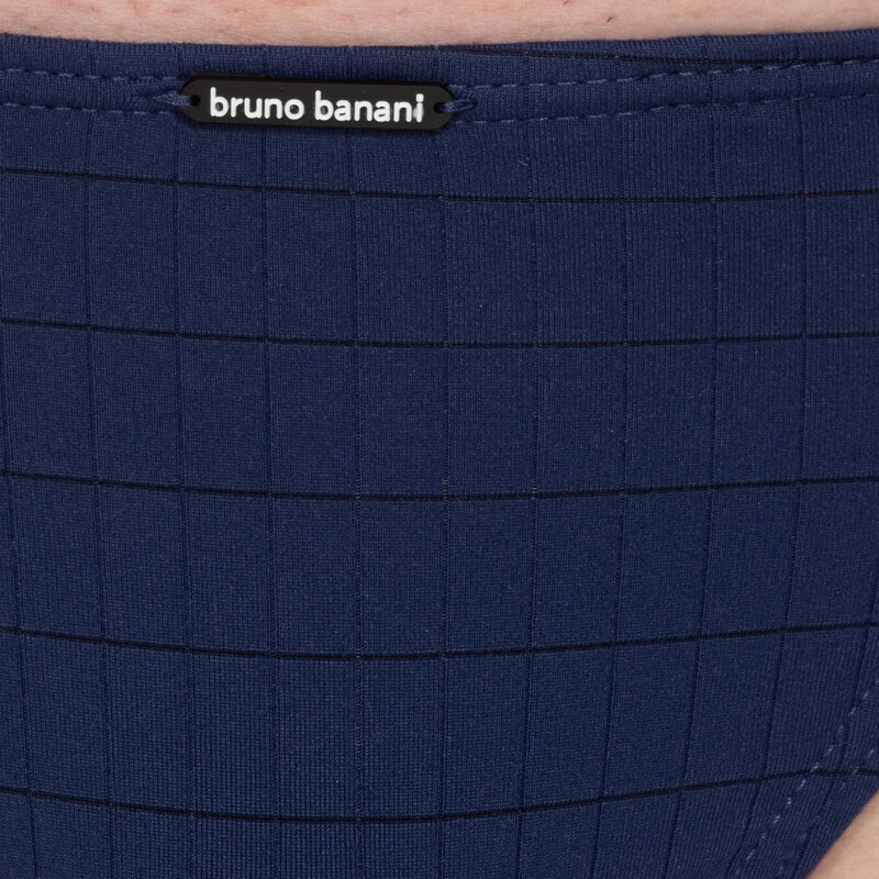 Pánské stringy Bruno Banani Check Line modré