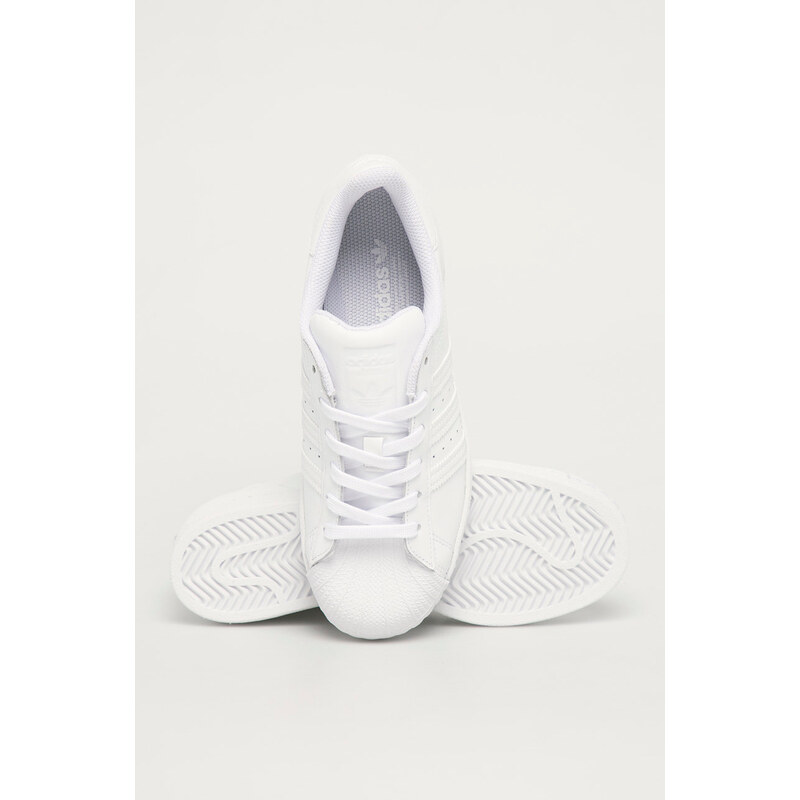Sneakers boty adidas Originals Superstar J bílá barva, EF5399