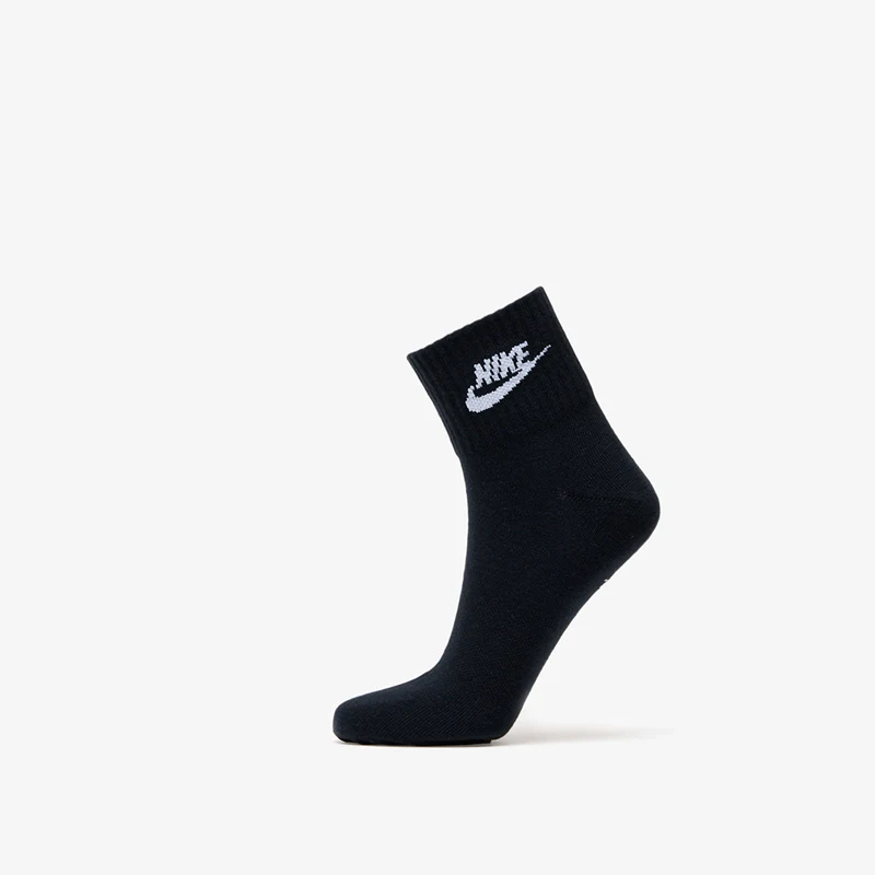 Pánské ponožky Nike Sportswear Everyday Essential Ankle Socks 3-Pack Černá  - GLAMI.cz