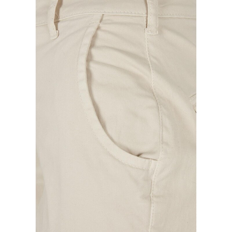 UC Ladies Dámské cargo kalhoty s vysokým pasem whitesand