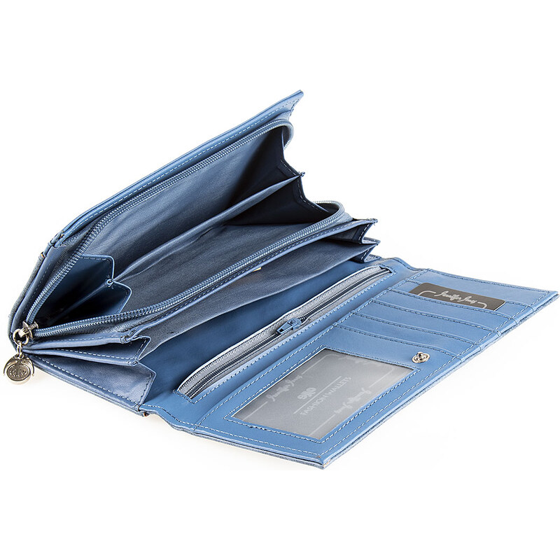 Jennifer Jones Dámská peněženka 1109-7 modrá světlá