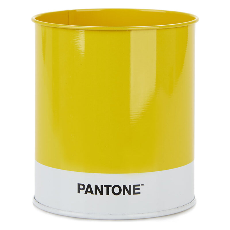 BALVI Stojánek na tužky Pantone 27381, kov, v.10 cm, žlutý