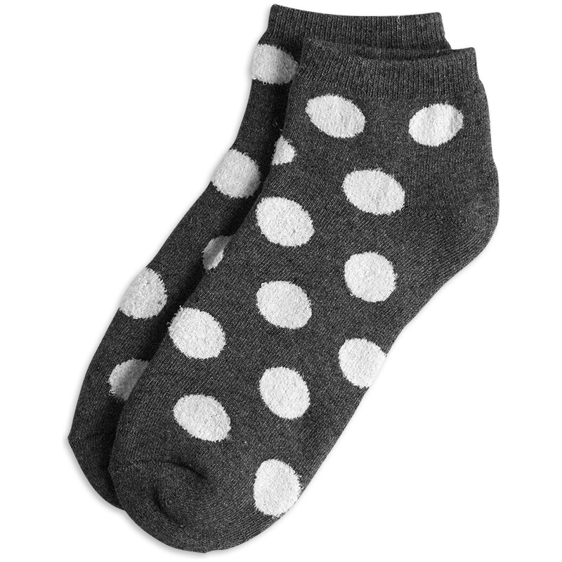 Lindex Kotníkové ponožky s puntíky