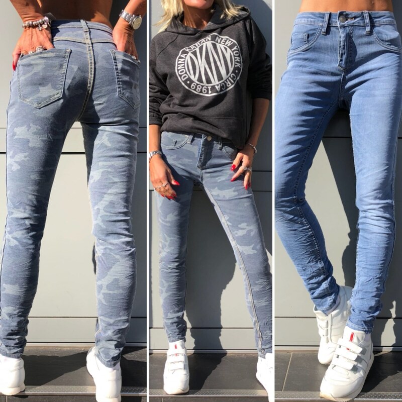 V&V Oboustranné skinny jeans 2v1