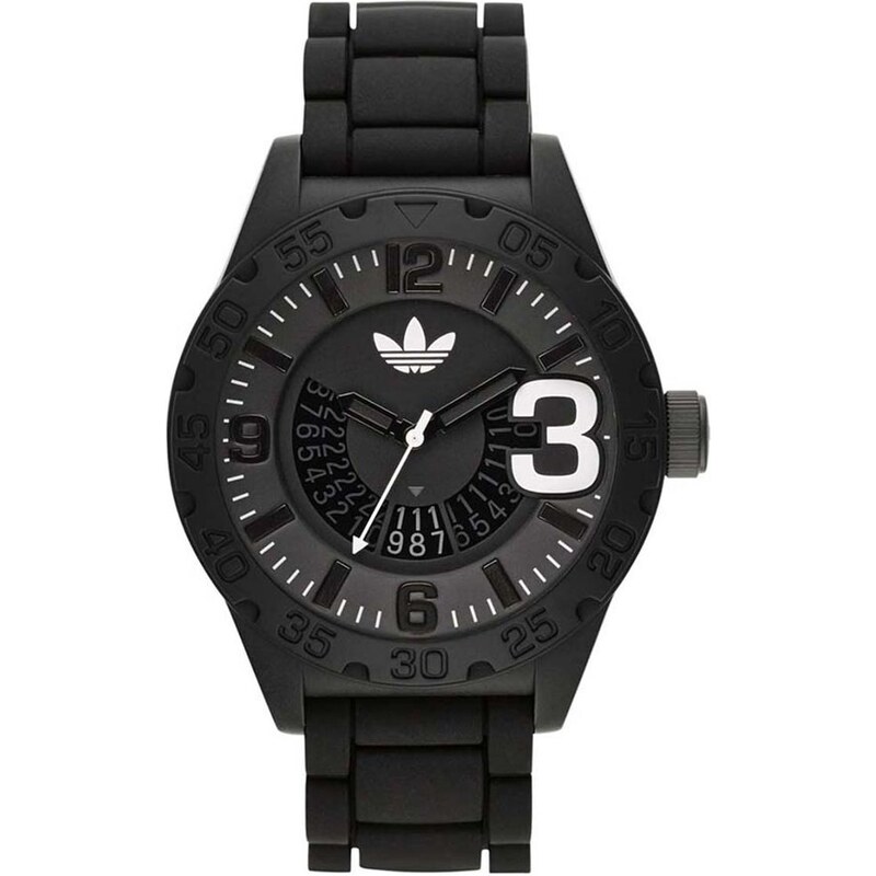 Černé unisex hodinky adidas Originals Newburgh