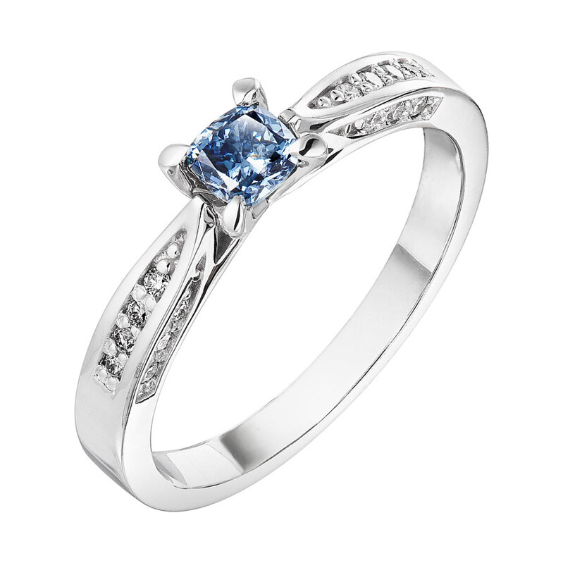 Tiami Prsten z bílého zlata s diamanty Blue Element 108680009