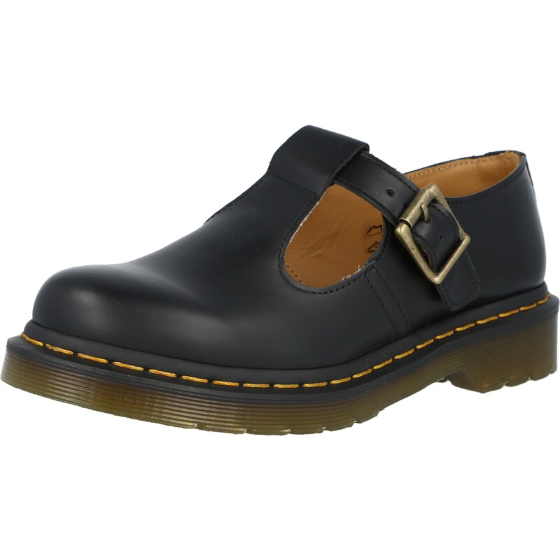 Dr. Martens Baleríny s řemínky Polley černá