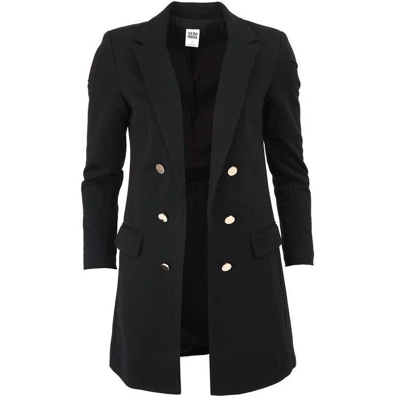 Černý kabát Vero Moda Busso