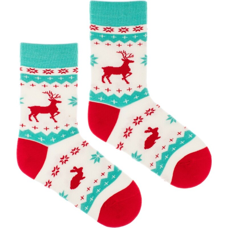 Fusakle Dětské ponožky Feetee Deer Rabbit 86271217