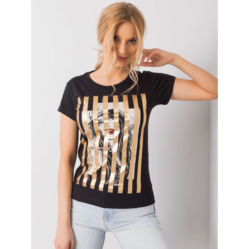 H&B T-shirt-HB-TS-3036.12P-black