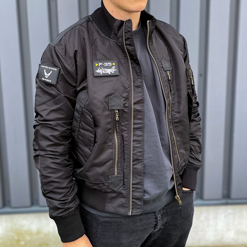 FOSTEX Bunda F-35 Flight Jacket černá