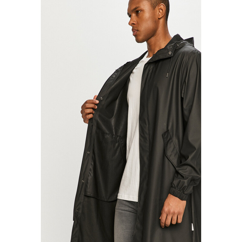 Nepromokavá bunda Rains 1814 Fishtail Parka 1814.01-01Black