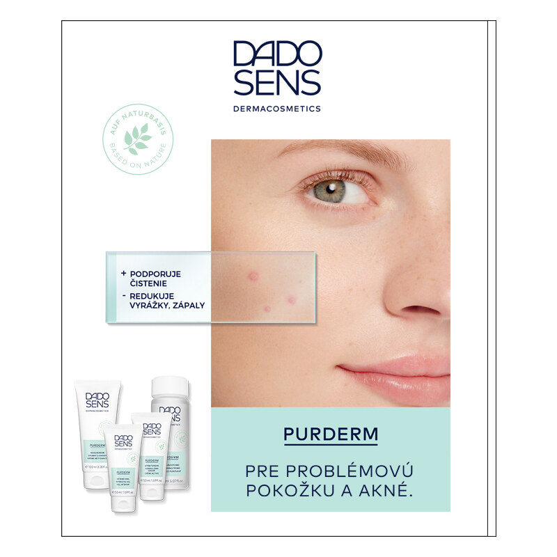 Dado Sens Dermacosmetics Dado Sens Purderm Sada vzorků na problémovou pokožku s akné 4 x 2ml