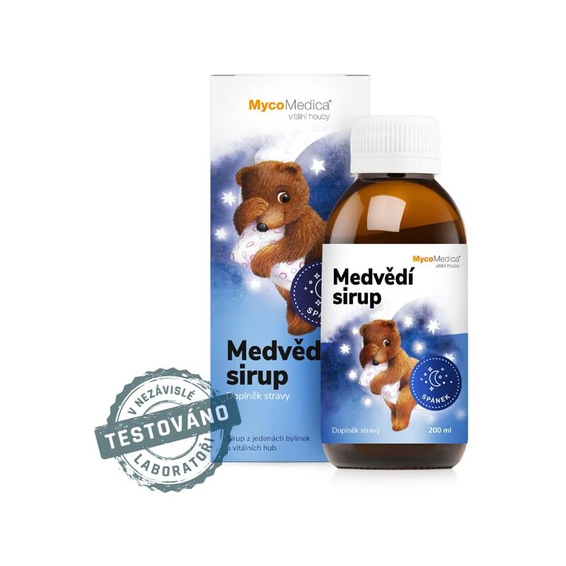 Mycomedica Medvědí sirup - spánek 200ml - Suan Zao Ren Tang