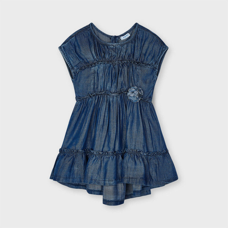 Dívčí džínová šaty Mayoral 3936-36 modré