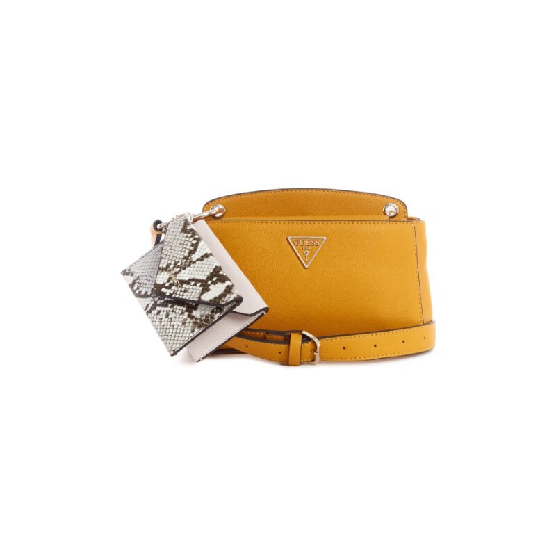 GUESS dámská kabelka Kirby Mini Crossbody žlutá