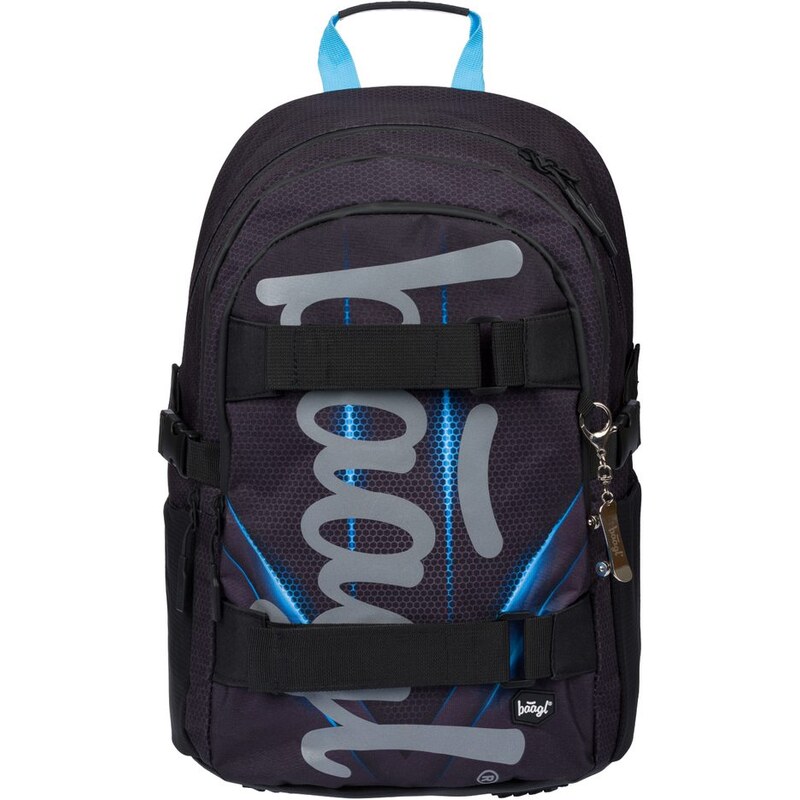 BAAGL Školní batoh Skate Bluelight černá;modrá