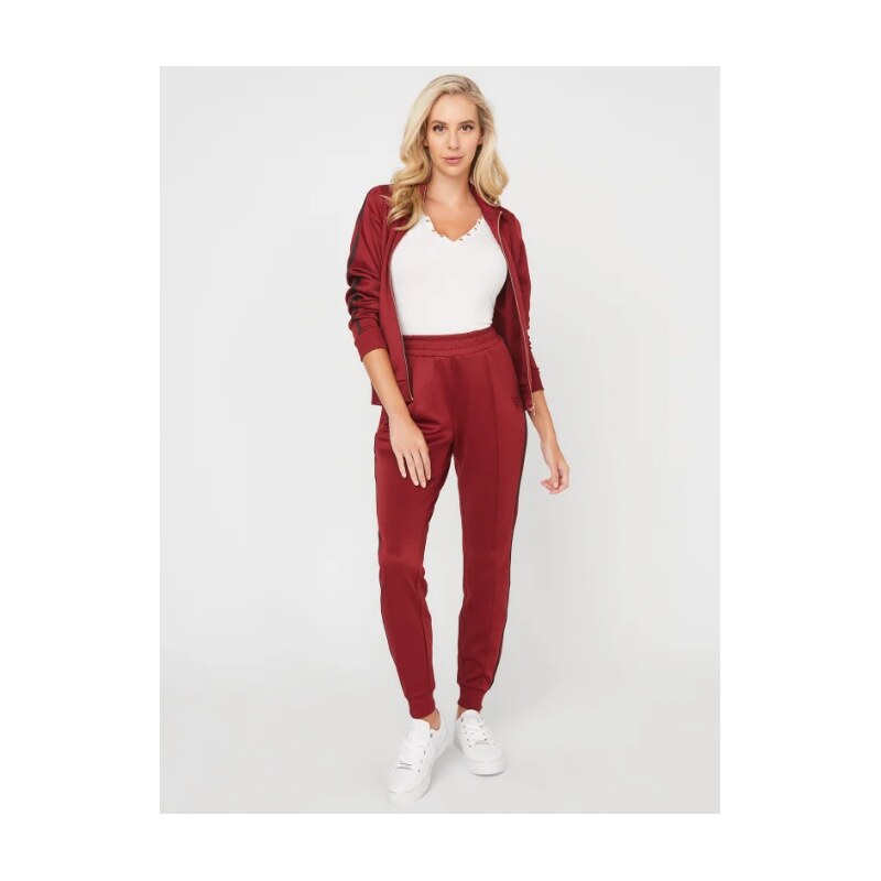 GUESS dámské tepláky Quinn Track Joggers červené L