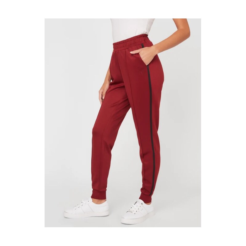 GUESS dámské tepláky Quinn Track Joggers červené L