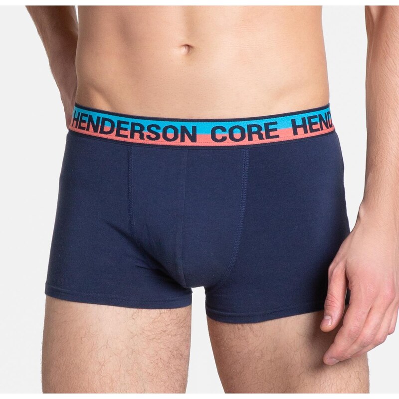 Henderson Boxerky Ouzo 38290-MLC Sada 2 kusů Blue-Navy Blue-Navy