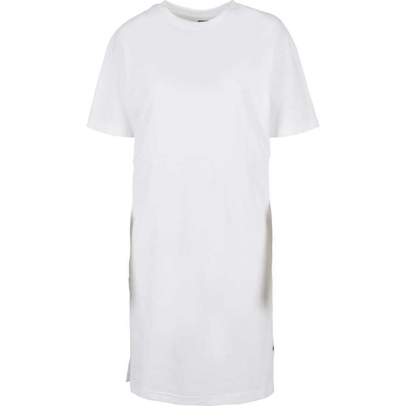 UC Ladies Dámské organické oversized triko s rozparkem bílé