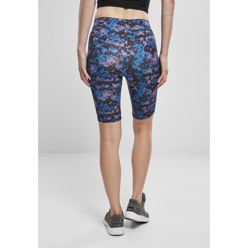 UC Ladies Dámské kraťasy High Waist Camo Tech Cycle Digital duskviolet camo