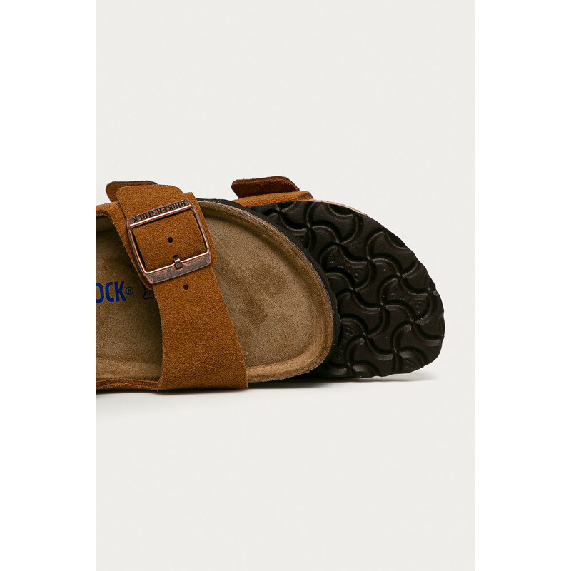Semišové pantofle Birkenstock Arizona 1009527-Mink