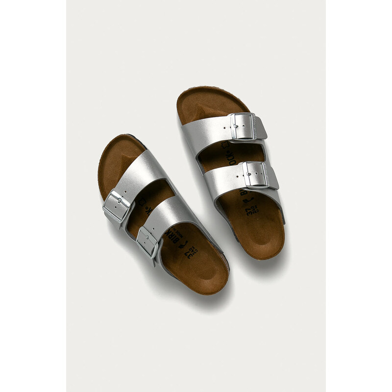 Pantofle Birkenstock Arizona 1012283-Silver