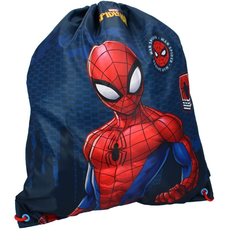 Vadobag Sáček na přezůvky / vak na záda Spiderman - MARVEL - 44 x 37 cm