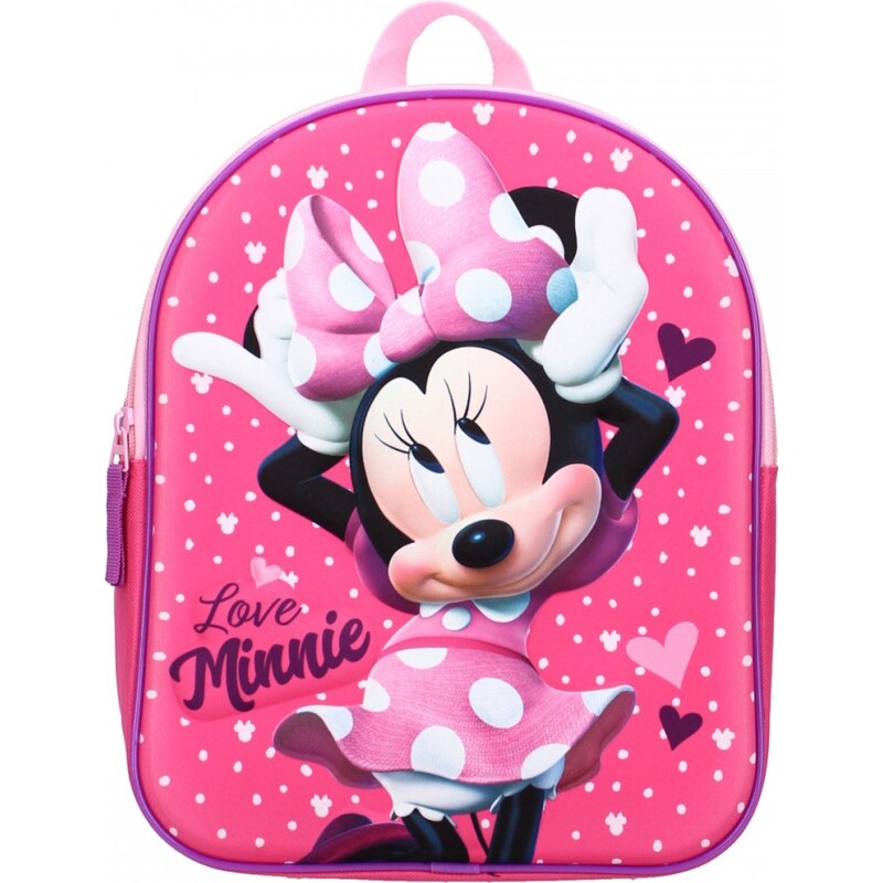 Vadobag Dětský 3D batůžek Minnie Mouse - Disney