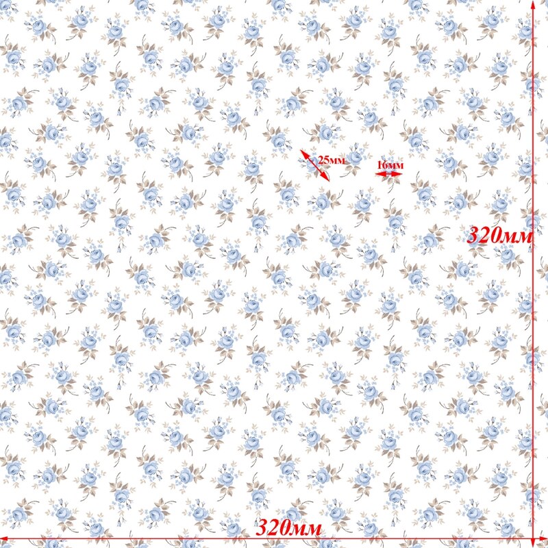 Mirtex Plátno DOMESTIK 145/24254-8 RŮŽIČKY žluté / METRÁŽ NA MÍRU