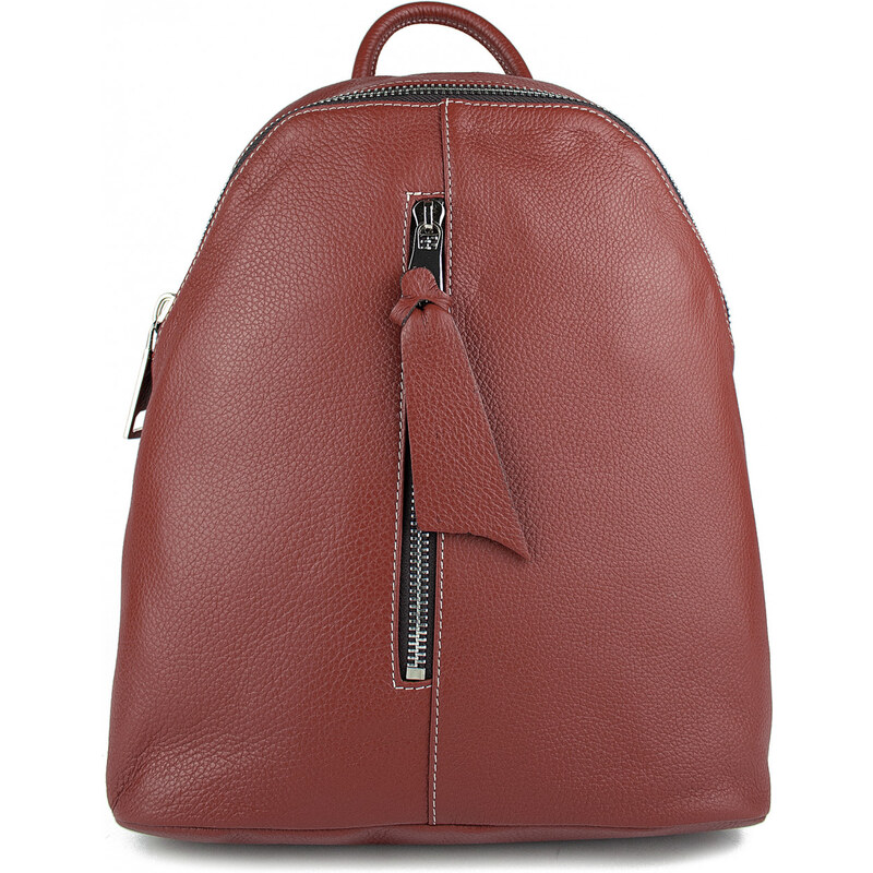 GIOSTRA Dámský kožený batoh Jacopo Bordeaux 56727079