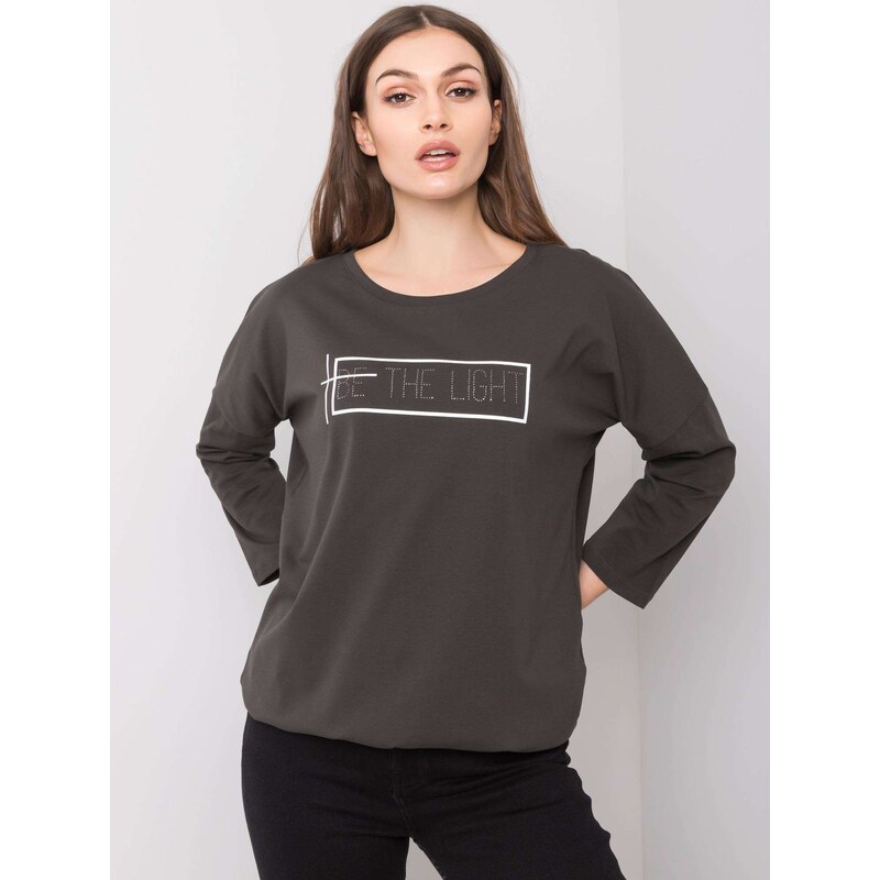 RELEVANCE Blouse-RV-BZ-6222.18-dark khaki 106984168