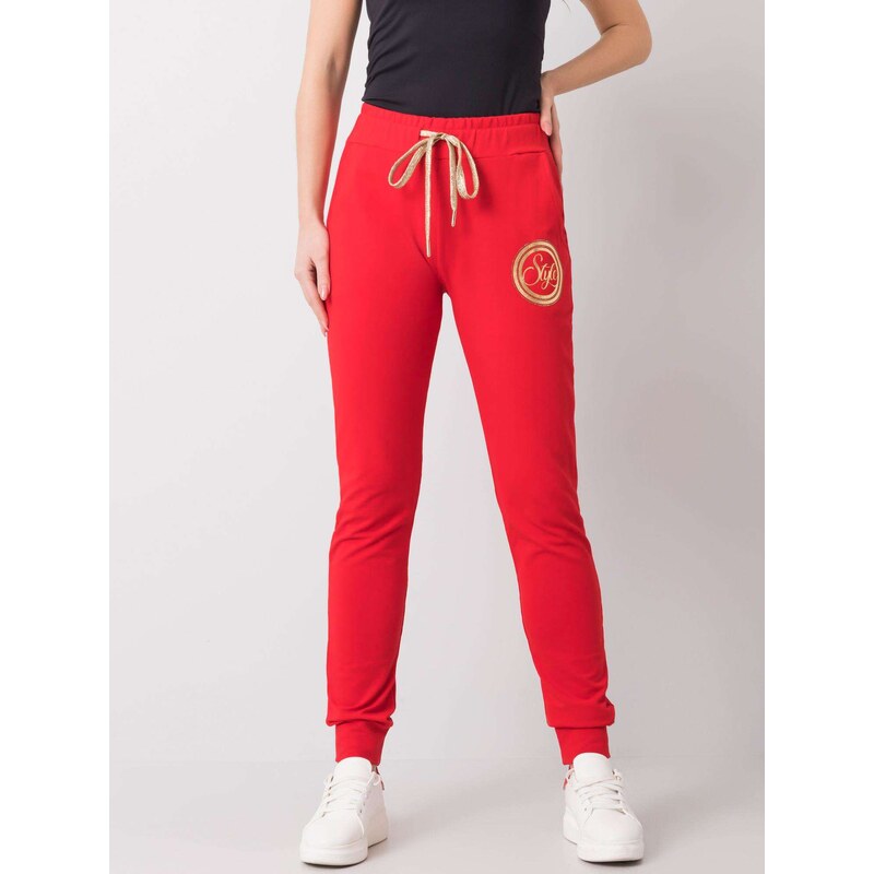 RELEVANCE Sweatpants-RV-DR-5992.71-red