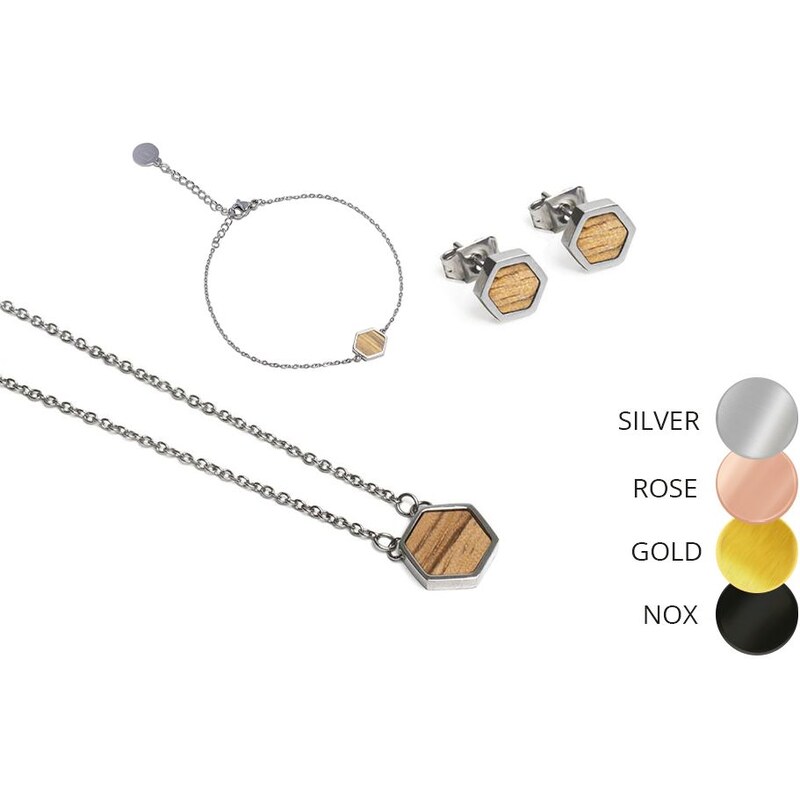 BeWooden Dámské šperky Bracelet & Earrings & Necklace