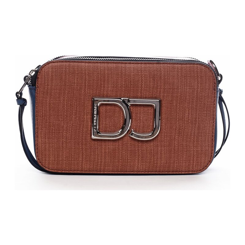 Dámská crossbody kabelka David Jones DJ, cihlová