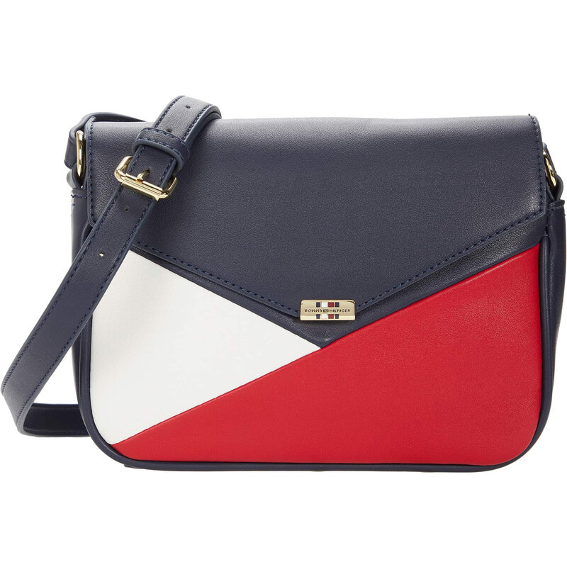 Tommy Hilfiger Tessa Crossbody Color Block Navy Red White