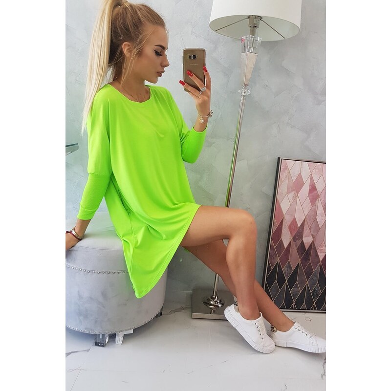 Kesi Halenka oversize zelené neonové barvy