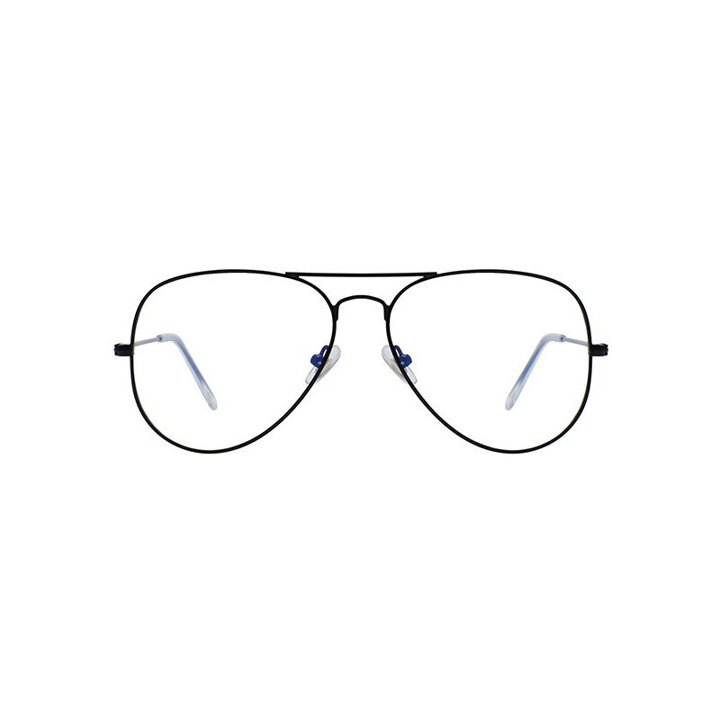 VeyRey Brýle proti modrému světlu pilotky Bloss černá