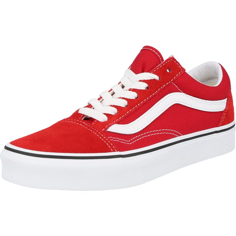 VANS Tenisky Old Skool červená / bílá