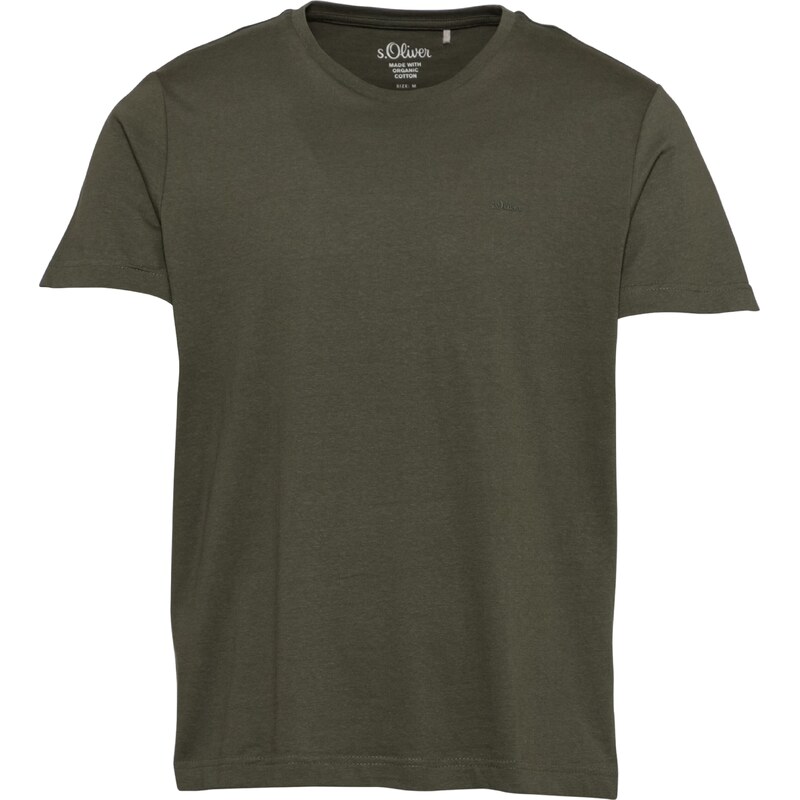 s.Oliver Tričko khaki
