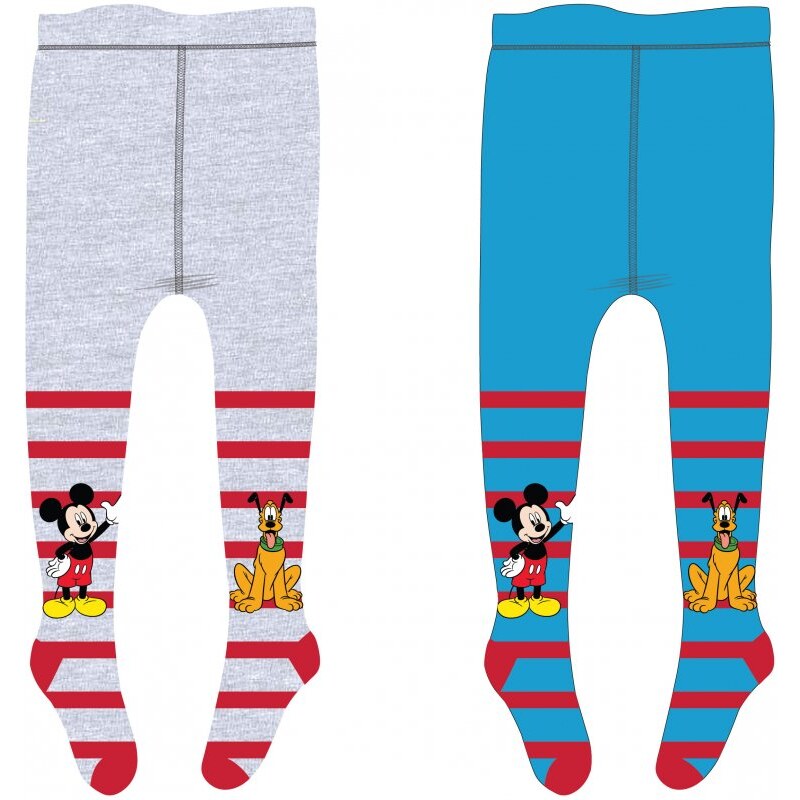 E plus M Dětské / chlapecké punčocháče Mickey Mouse a pes Pluto - Disney