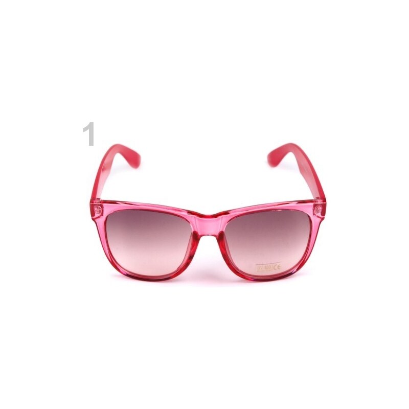 Stoklasa stok_080779 Sluneční brýle dámské (1 ks) - 1 růžová malinová