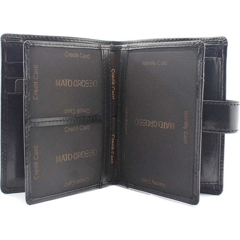 Pánská kožená peněženka Mato Grosso 0703/17-60 RFID černá