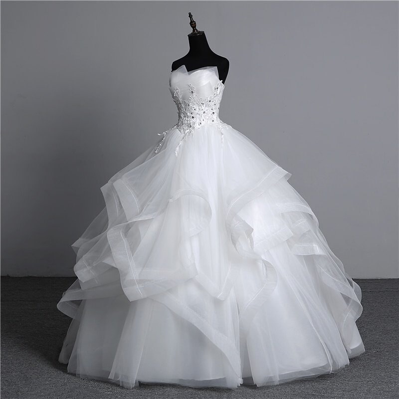 Donna Bridal svatební krásné šaty s bohatou sukní