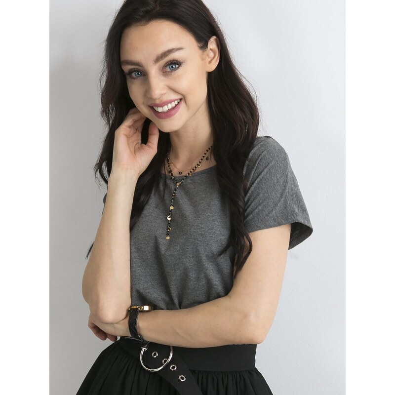 BASIC Feel Good T-shirt-RV-BZ-4622.43-dark gray