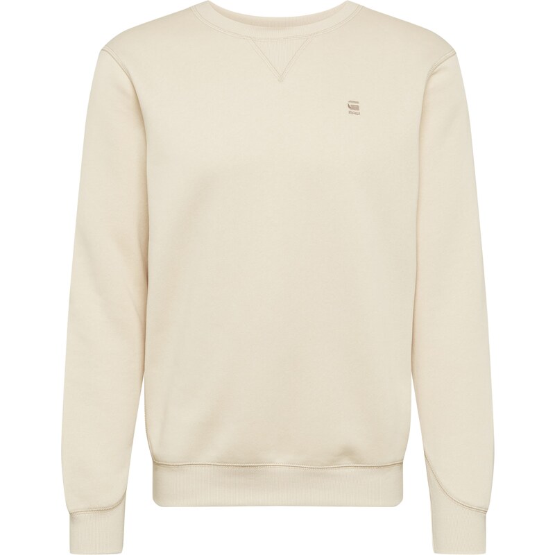 G-STAR Mikina Premium Core Sweater bílá