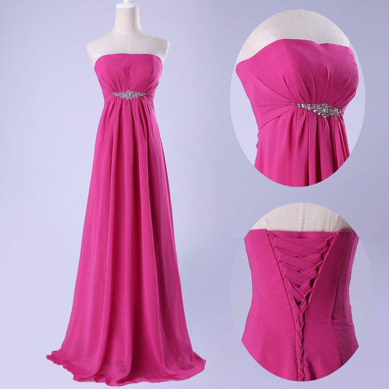 růžové společenské plesové šaty Suzan