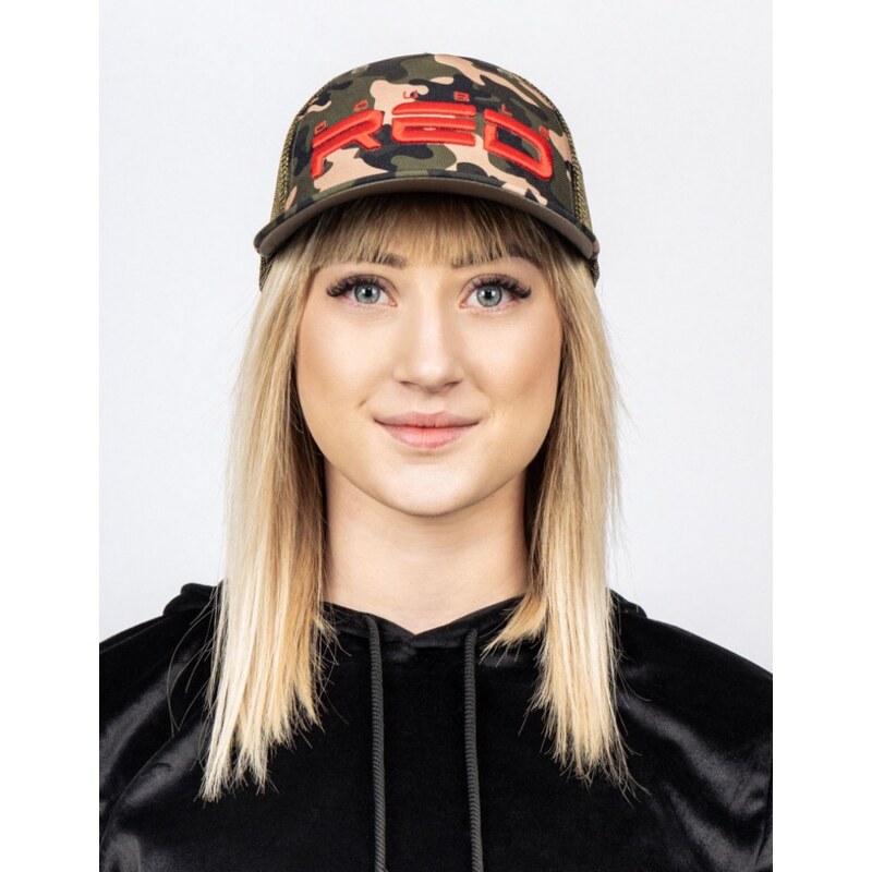 Kšiltovka DOUBLE RED Rapid Camodress Cap