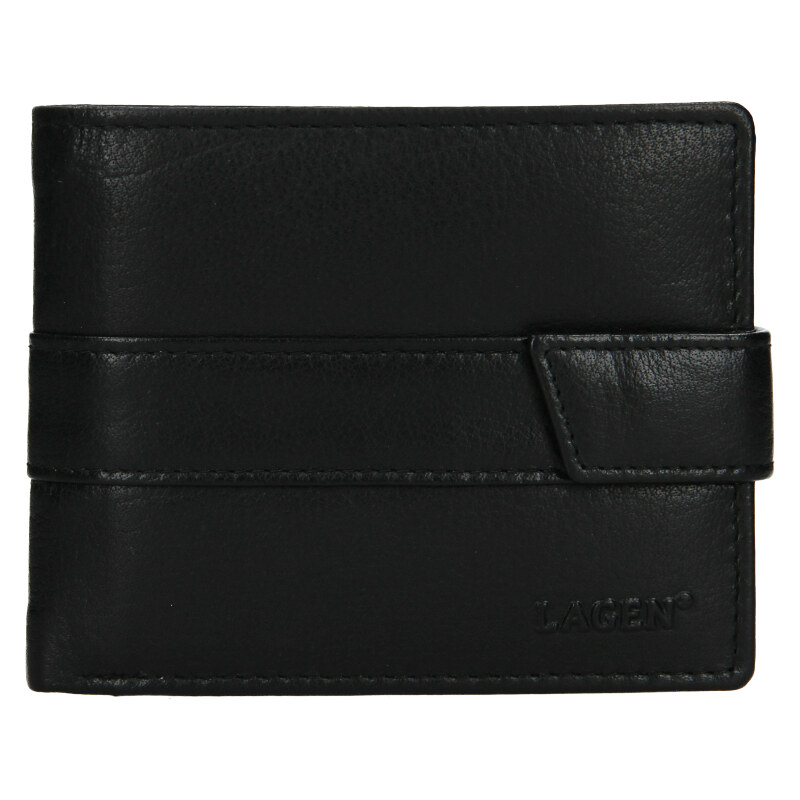 Pánská kožená peněženka Lagen V-03 black